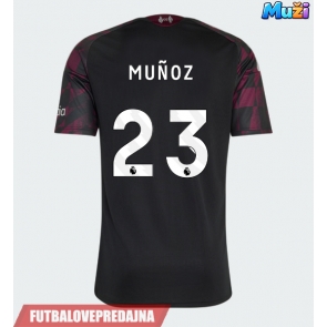 Lacne Muži Futbalové dres Liverpool Victor Munoz #23 2026-27 Krátky Rukáv - Tretina